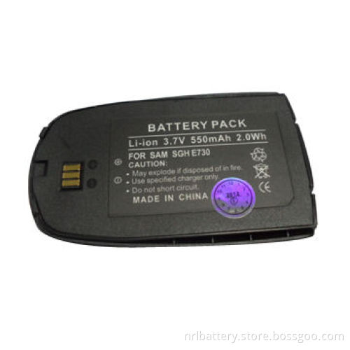 3.7V 550mAh Rechargeable Li-ion Mobile Phone Battery for SAM SGH E730